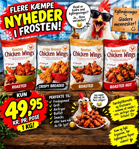 1000 gram Hot Wings