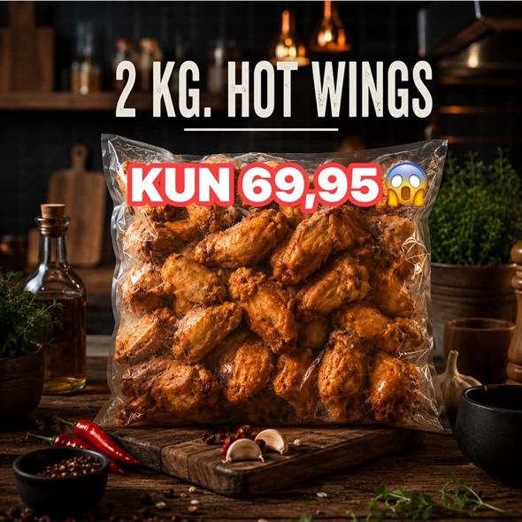 2000 gram Hot Wings