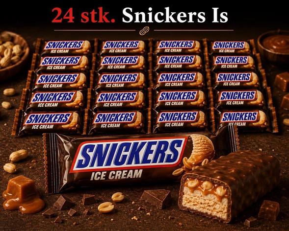 24 stk. Snickers Is 🤩