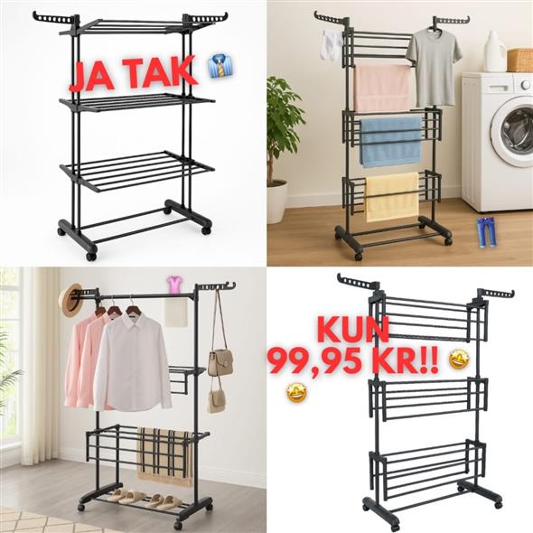 Sjö tørrestativ