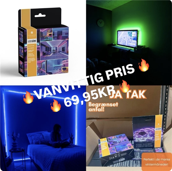 10 meter led bånd med app