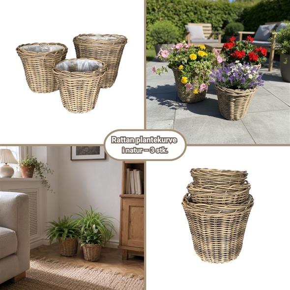 Rattan kurve natur