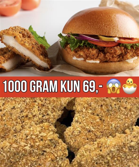 1000 GRAM SOUTHERN FRIED KYLLINGESTYKKER