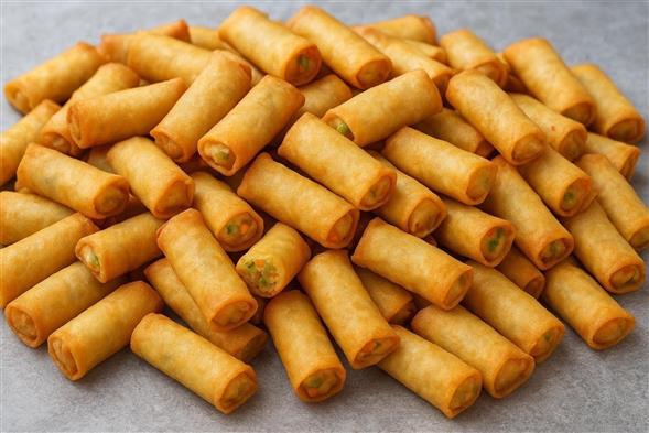 100 stk. Mini Forårsruller med grøntsager 🥕🥢