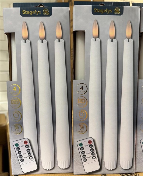 4-PAK LED STAGELYS 🕯️