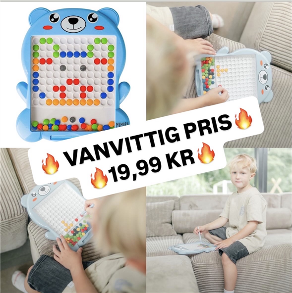 Magnetisk tegnebræt 19,99kr