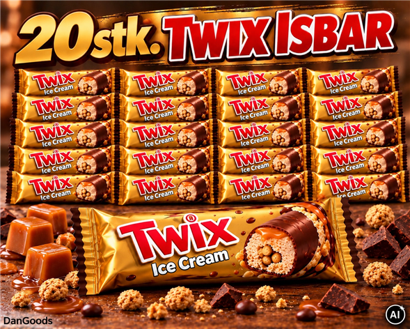 20 STK. TWIX IS 🍫