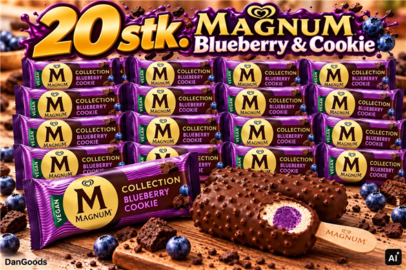 20 STK. MAGNUM COLLECTION BLUEBERRY COOKIE 💜