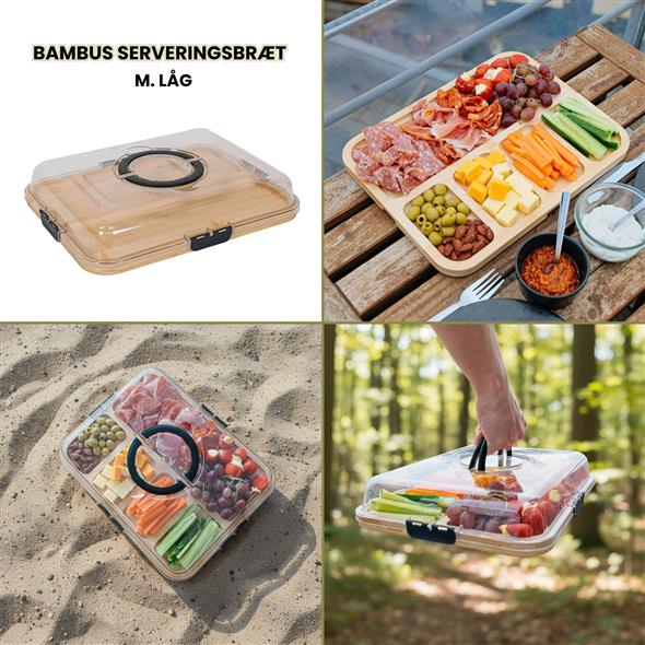 Bambus serveringsfad